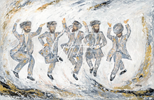 Load image into Gallery viewer, Hasidim Silver &amp; Gold Dance
