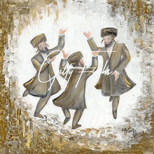 Load image into Gallery viewer, Hasidic Dance Brass Gold and Grey Soft
