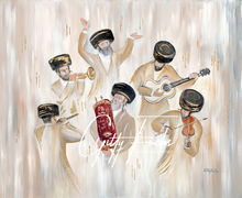 Load image into Gallery viewer, Hasidim Dance with Sefer Torah
