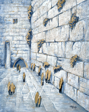 Load image into Gallery viewer, Kotel whispers White  Blue &amp; Gold
