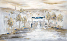 Load image into Gallery viewer, Wedding in Jerusalem of Gold-blue
