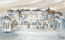 Load image into Gallery viewer, Western Wall Unique Atmosphere White Neutrals and Gold
